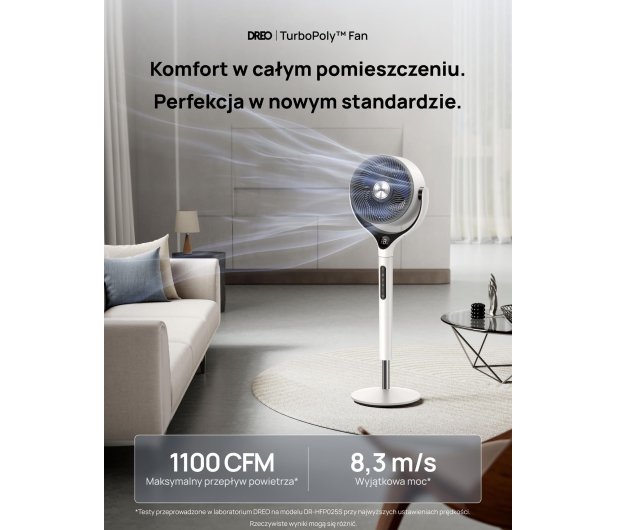 DREO Wentylator TurboPoly™ Fan 565S - 1519068 - zdjęcie 6